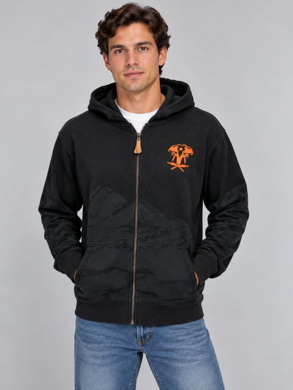 Ubi Workshop Far Cry 4 M Black Kyrat Elephant Full Zip Gaming Hoodie Official